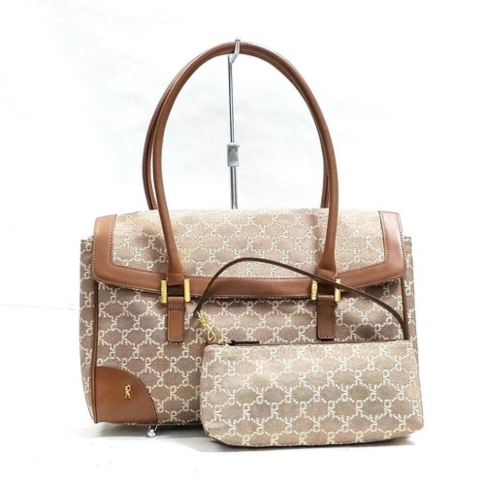roberta di camerino Hand Bag Brown Canvas 2724048